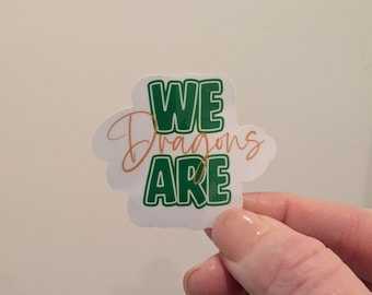 Custom Waterproof Team Stickers: School, Sports, Club - Set of 12