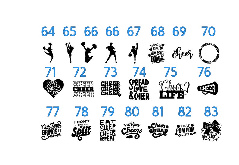 Cheerleading Ironon Decals Cheer Mom Iron on Patch Cheer Etsy