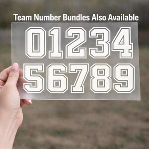 Ready to Press Jersey Name Plate: Hex Code/Team Color Match Available image 9