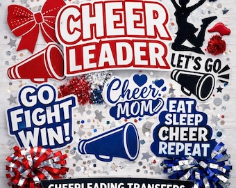 Cheerleading Iron-On Transfer: Cheer Mom, Coach Heat Transfer Patch