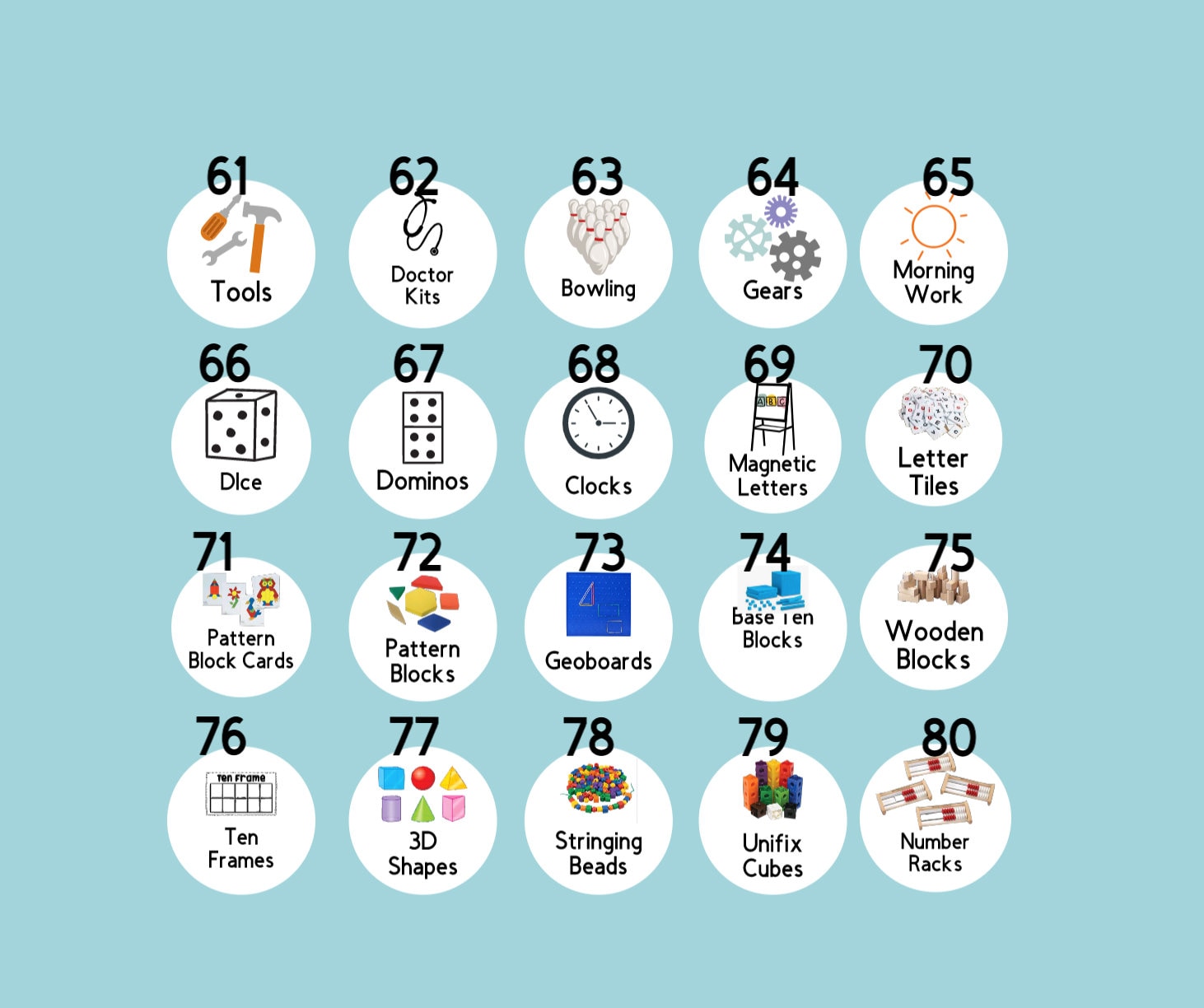Playroom Toy Bin Stickers Classroom Organization Labels With - Etsy