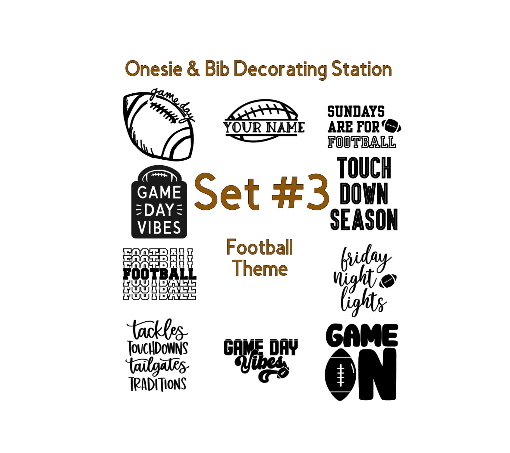 Set 3 Football Iron-on Patches, Football Patches Iron-on Transfers