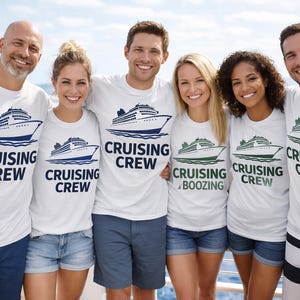 Cruise vakantie opstrijkstickers: cruise Squad shirtpatches