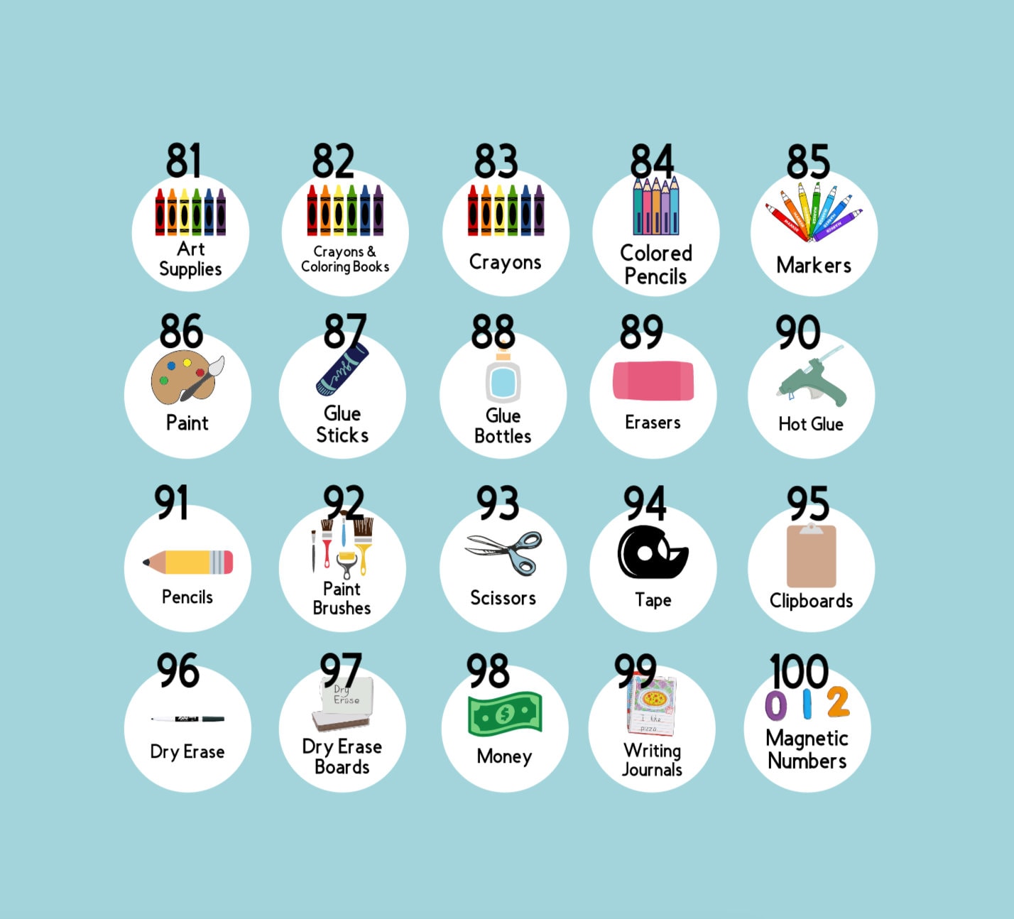 Playroom Toy Bin Stickers Classroom Organization Labels With - Etsy