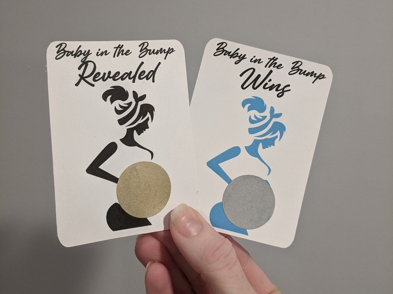 Baby Shower Scratch off Prize Game, Baby Shower Party Game, Baby Gender