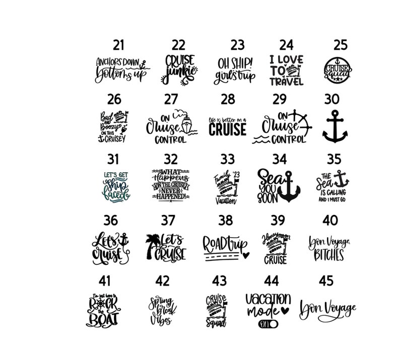 Cruise Vacation Ironon Decals, Cruise Ship Iron on Patch, Cruise Squad