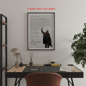 The Breakfast Club Movie Quote Print: Final Essay Art image 4