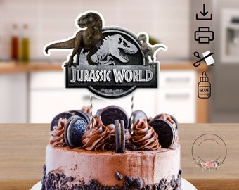 Jurassic Park Inspired Cake Topper - Etsy