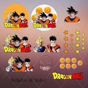 Printable Anime Inspired Cake &amp; Cupcake Topper-digital Download-print ...