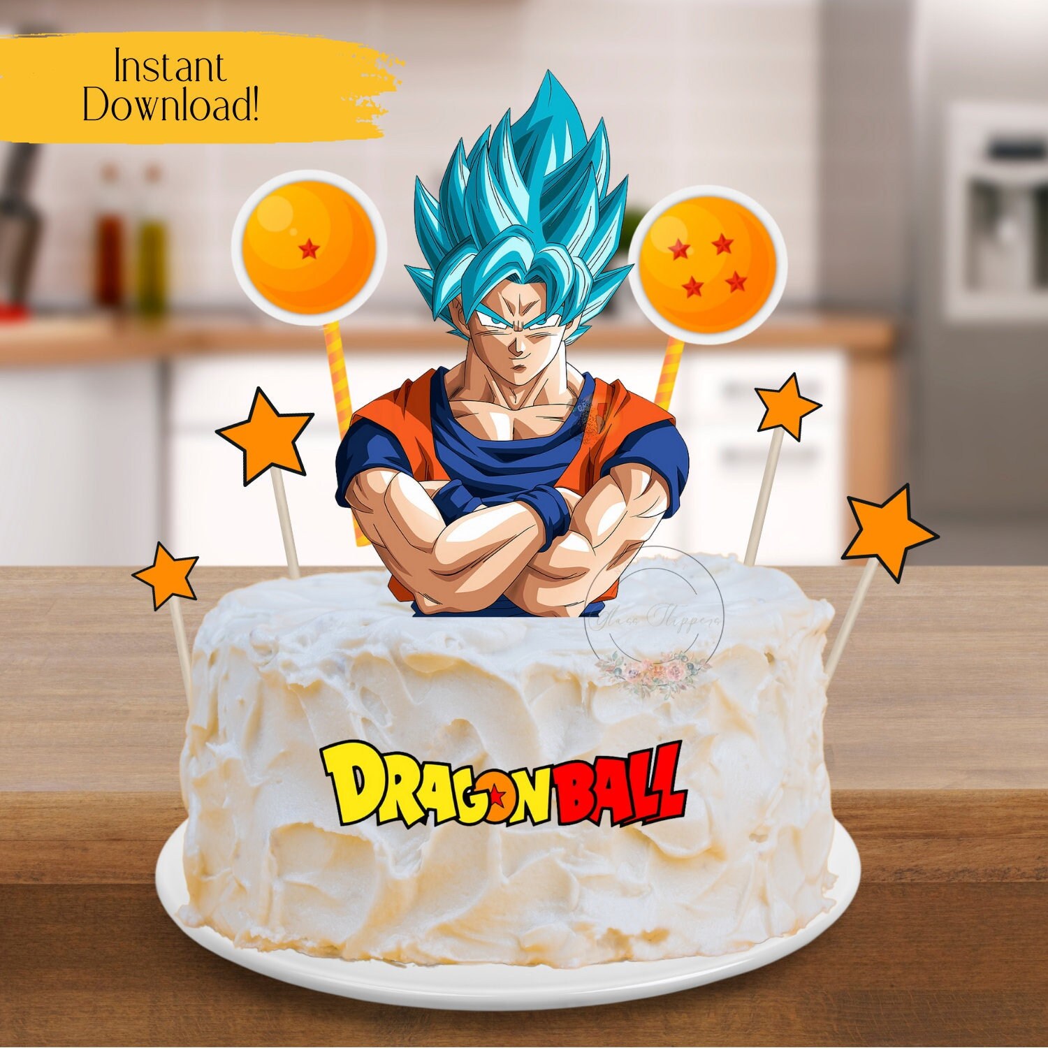 Joyeux Anniversaire Dragon Ball Z Dragon ball cake - Etsy France