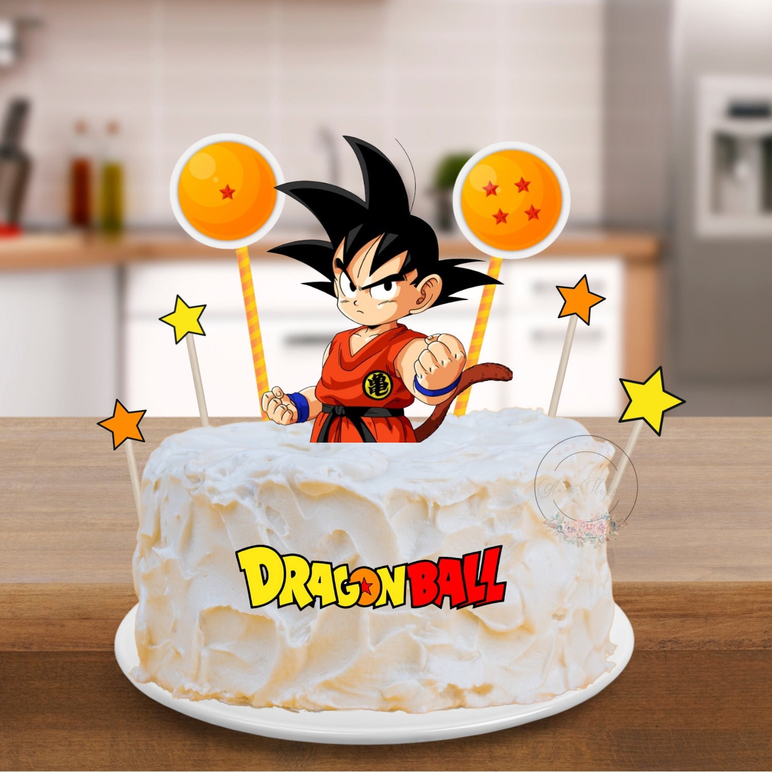 Anime Demon Manga Edible Custom Cake Topper Cake Topper Edible Image  Birthday Cake Edible Cake Sticker Decal Will Fit 1/4 to 1/2 Sheet Cake