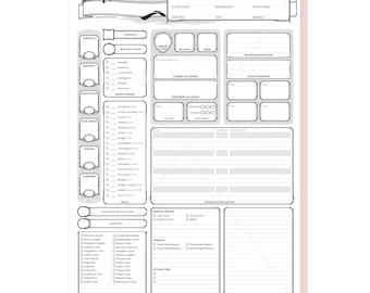 Custom Character Sheet - D&D 5e