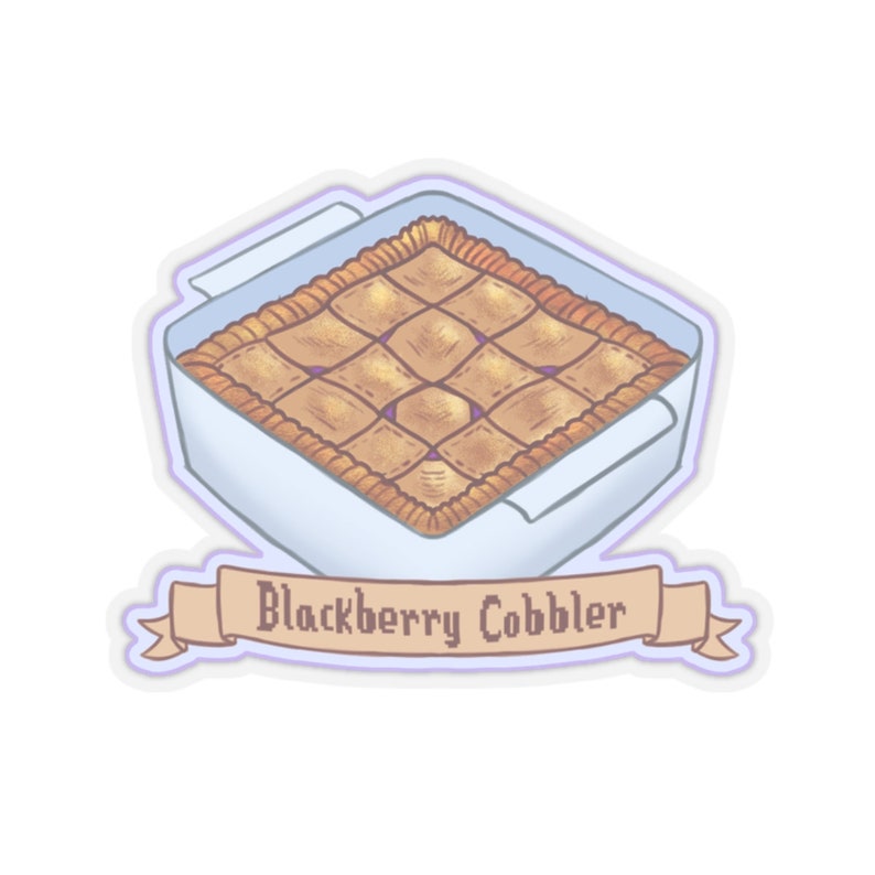Blackberry Cobbler Sticker Set Stardew Valley Abigail Etsy