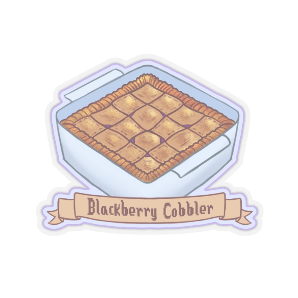 Blackberry Cobbler Sticker Set Stardew Valley Abigail Etsy