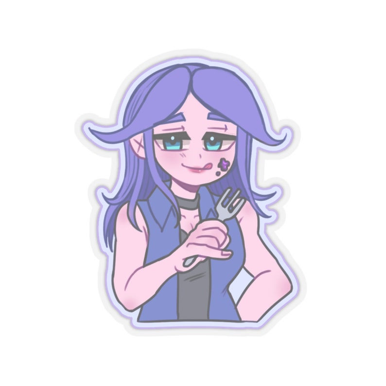 Blackberry Cobbler Sticker Set Stardew Valley Abigail Etsy