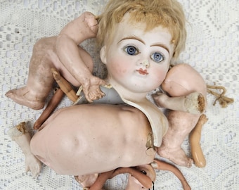 Antique and Vintage Doll Part Mixed Lot | Morbid Gothic Decor & Crafting
