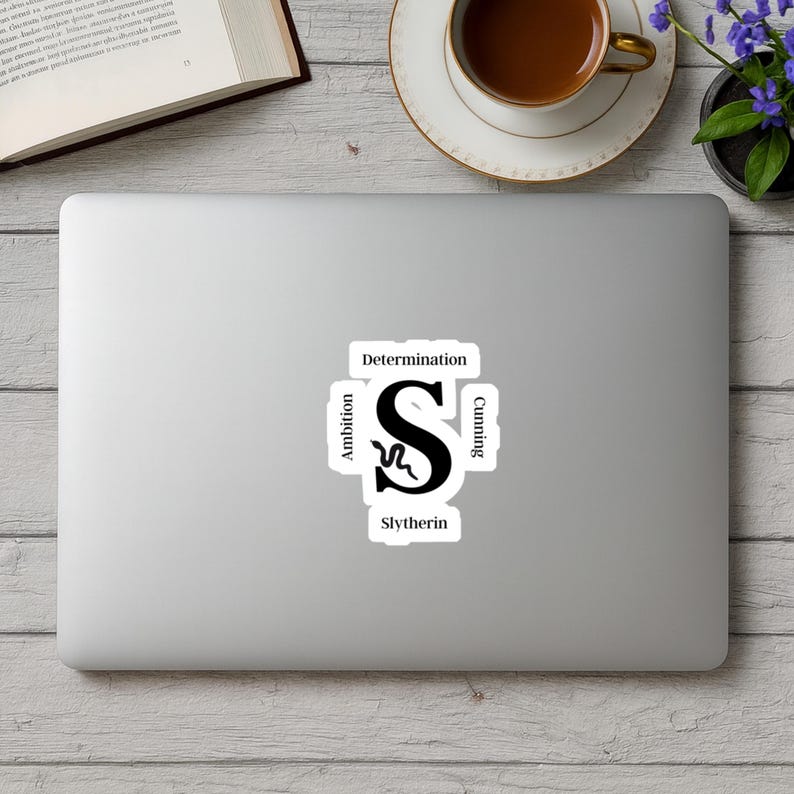 Determination Sticker Slytherin Sticker, Ambition, Determination, Laptop Decal - Etsy