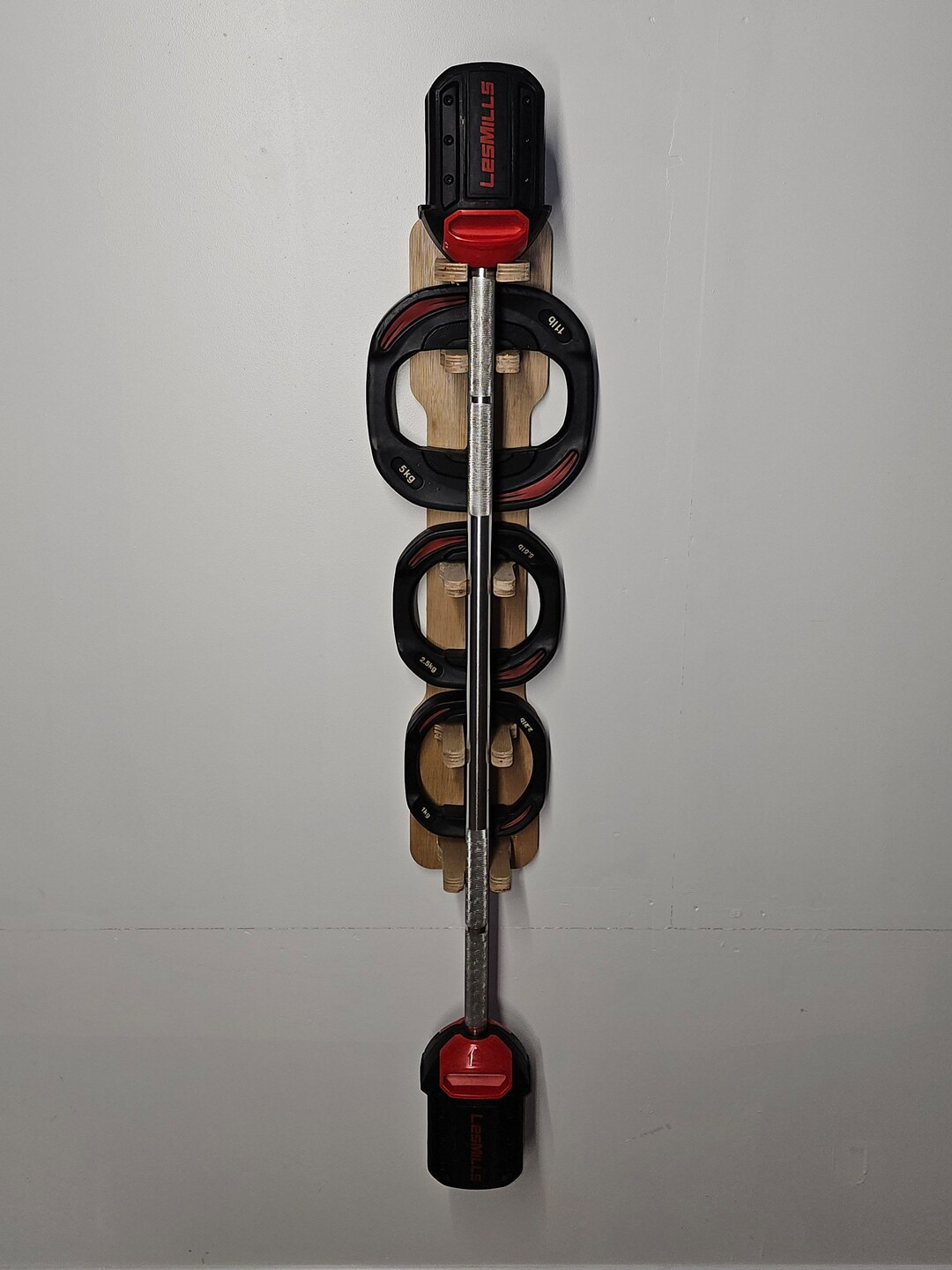 Les Mills Smart Bar Weight Set Storage Rack Tidy Etsy