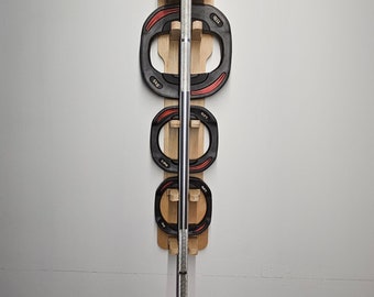 Les Mills Smart Bar Weight Set Storage Rack Tidy UK