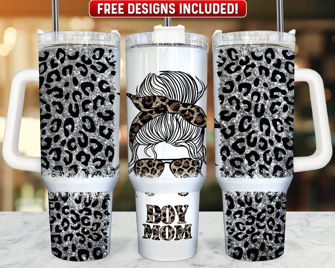 Boy Mom 40oz Tumbler Wrap PNG Design, Boy Mom 40oz Quencher Tumbler ...