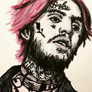 Lil peep portrait