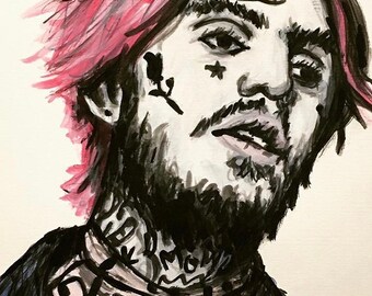 Lil peep portrait