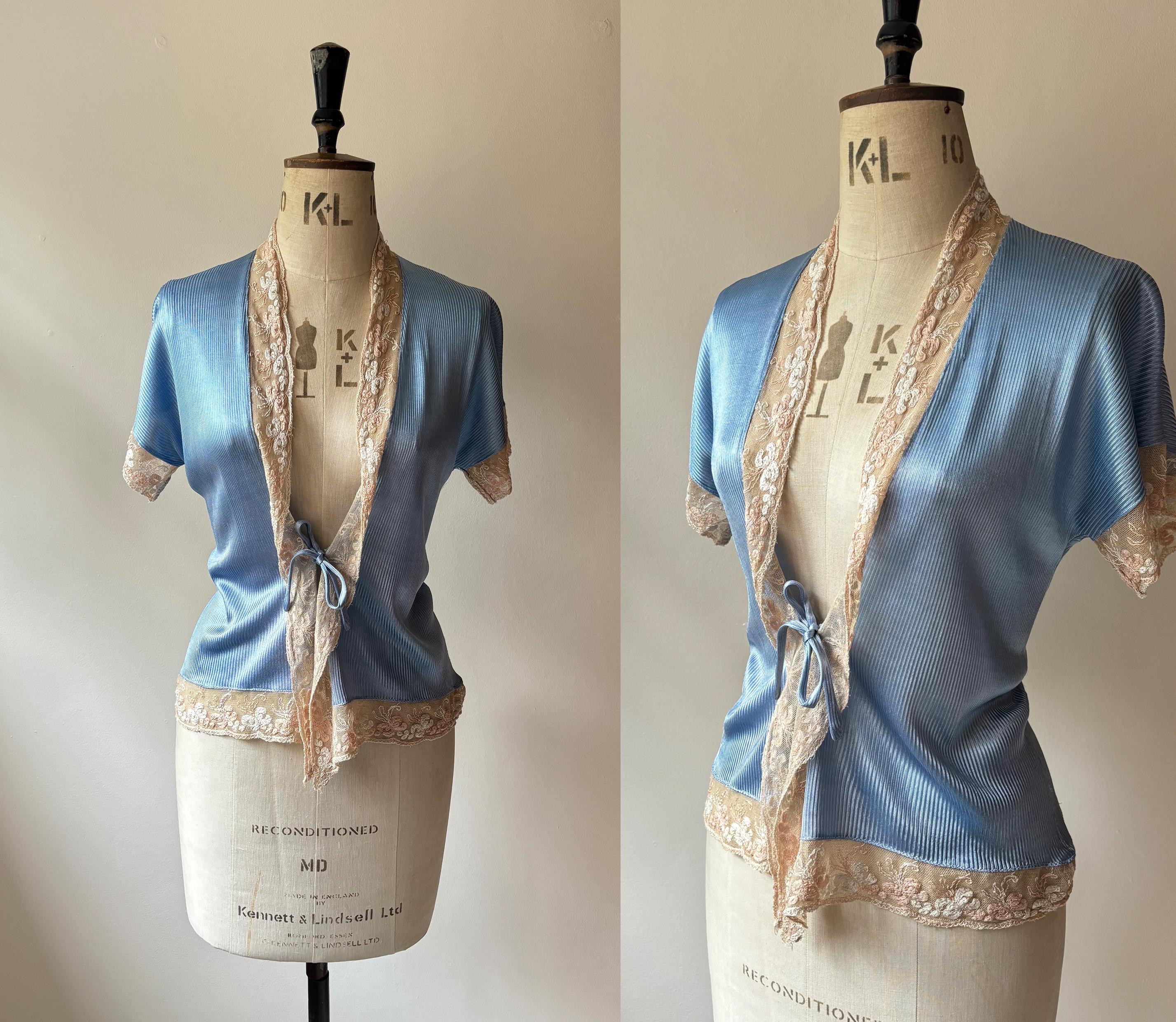Silk Bed Jacket - Etsy