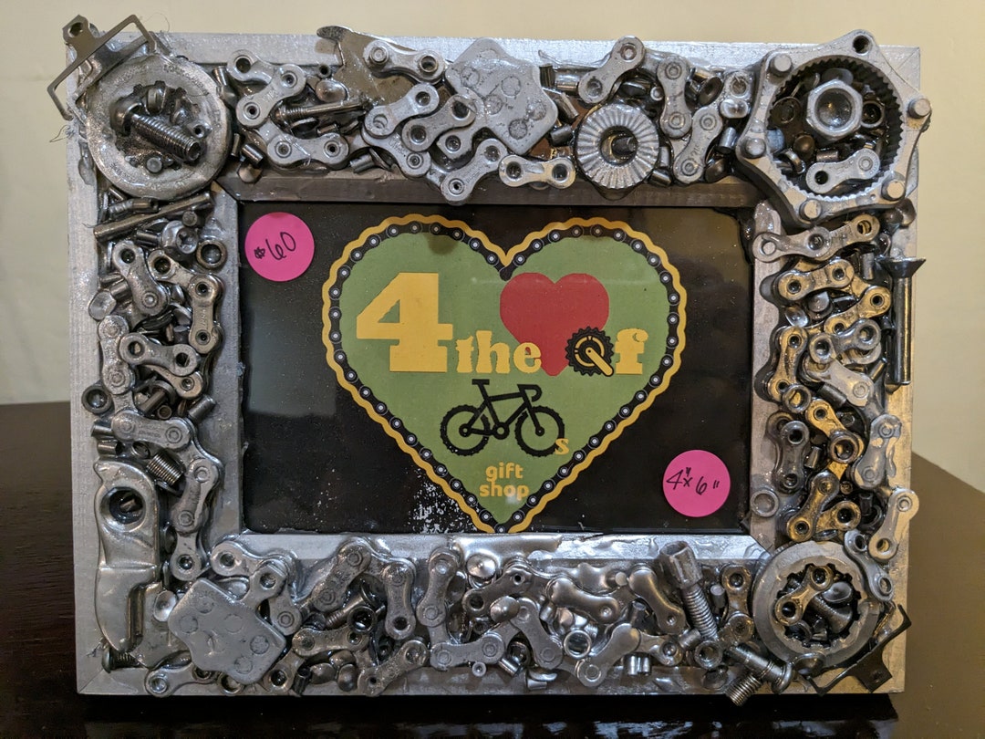Recycled Bike Parts Picture Frames Etsy