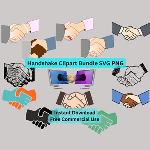 Handshake emoji clipart. Free download transparent .PNG