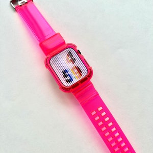 Clear Apple Watch Band, Transparent iWatch Strap, 40mm 44mm image 6