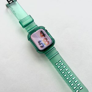 Clear Apple Watch Band, Transparent iWatch Strap, 40mm 44mm image 5