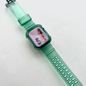 Clear Apple Watch Band 40mm, Transparent Apple Watch band 44mm, iwatch band, iWatch 8, 7, 6, transparent apple watch band, Apple Watch strap image 5