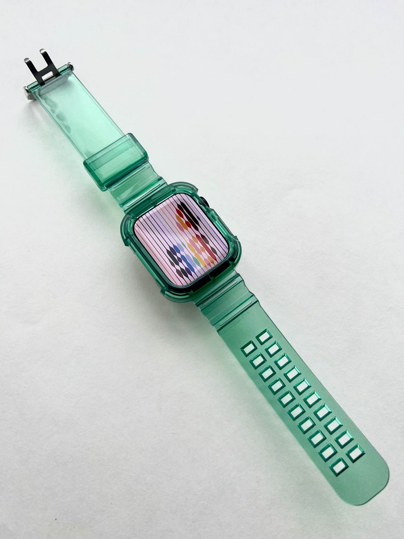 Clear Apple Watch Band 40mm, Transparent Apple Watch band 44mm, iwatch band, iWatch 8, 7, 6, transparent apple watch band, Apple Watch strap image 5