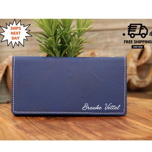 Personalized Checkbook Cover, Leather Checkbook, Checkbook Wallet and Holder, Checkbook Case, Custom Checkbook, Custom Checkbook Covers