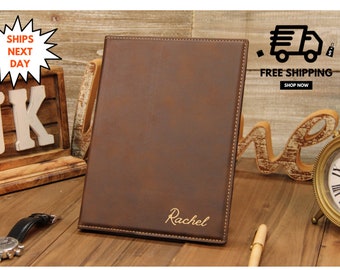 Custom Leather Portfolio, Personalized Leather Padfolio, Personalized Graduation Gift, Office Gifts, Leather Journal, Corporate Gift