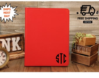 Large Size Personalized Portfolio, Zipper Portfolio , Business Portfolio, Personalized Graduation Gift, Custom Notepad Cover, Business Gift