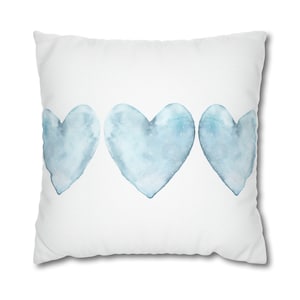 Blue Shag Pillows Etsy