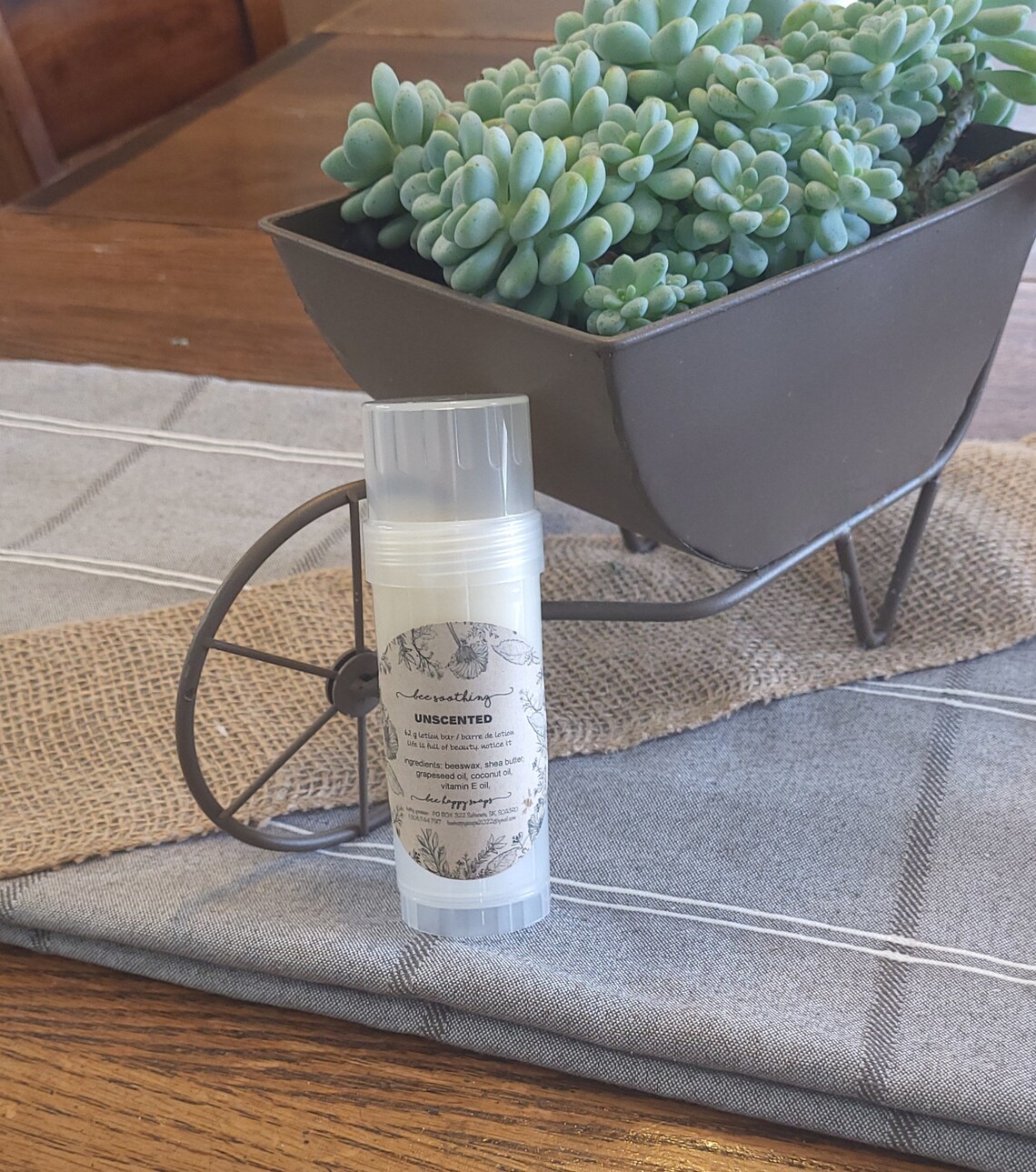 Bee Soothing Lotion Bar Tubes 5 Scents Etsy