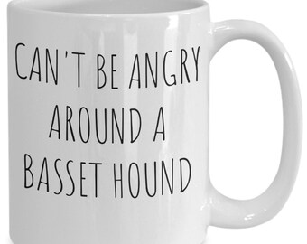 Basset Hound Gifts Mug Mugs Gift Ideas for puppy dog lover Mom Dad Christmas birthday White