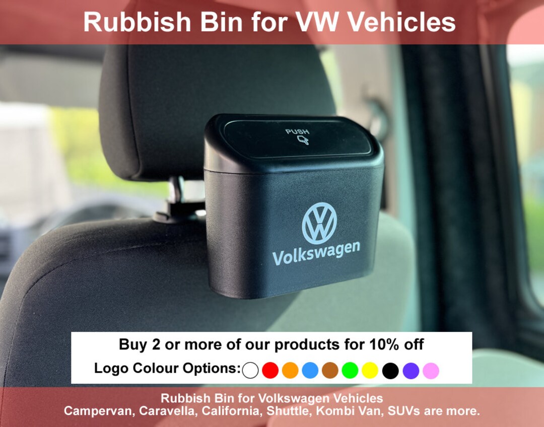 Rubbish Bin for Volkswagen Van, Shuttle, Car or Campervan Etsy UK