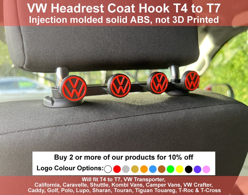 Volkswagen Headrest Coat Hook image 1