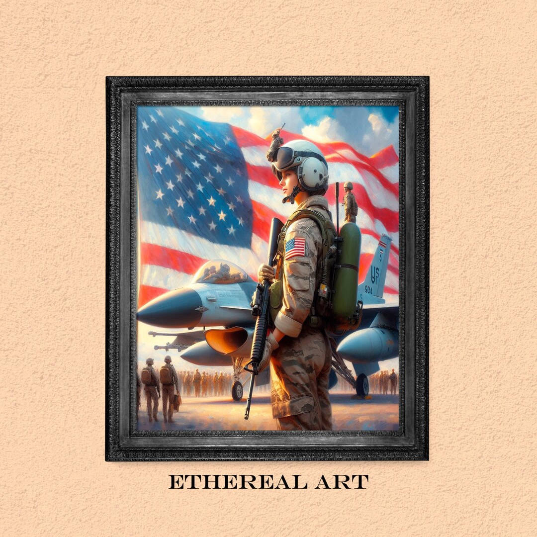 US Air Force Wall Art Printable Digital Download United States of