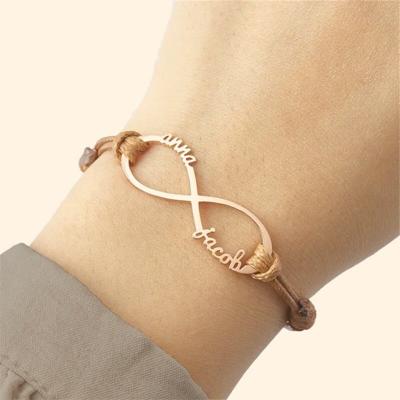 Mom Bracelet With Kids Names Etsy