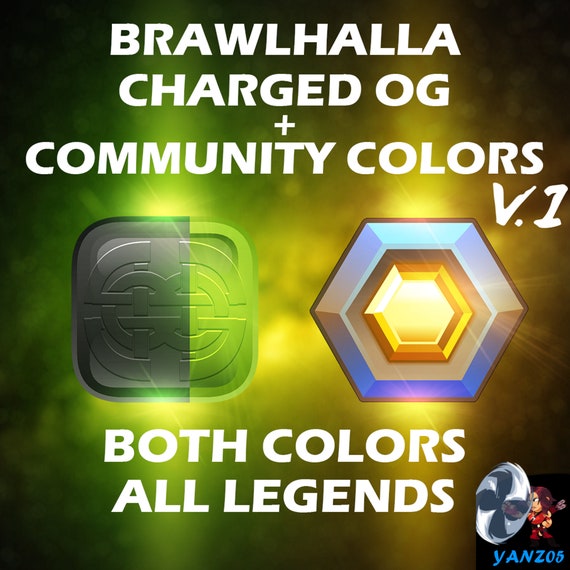 Brawlhalla Charged OG Community Colours V1 Universal Etsy Finland