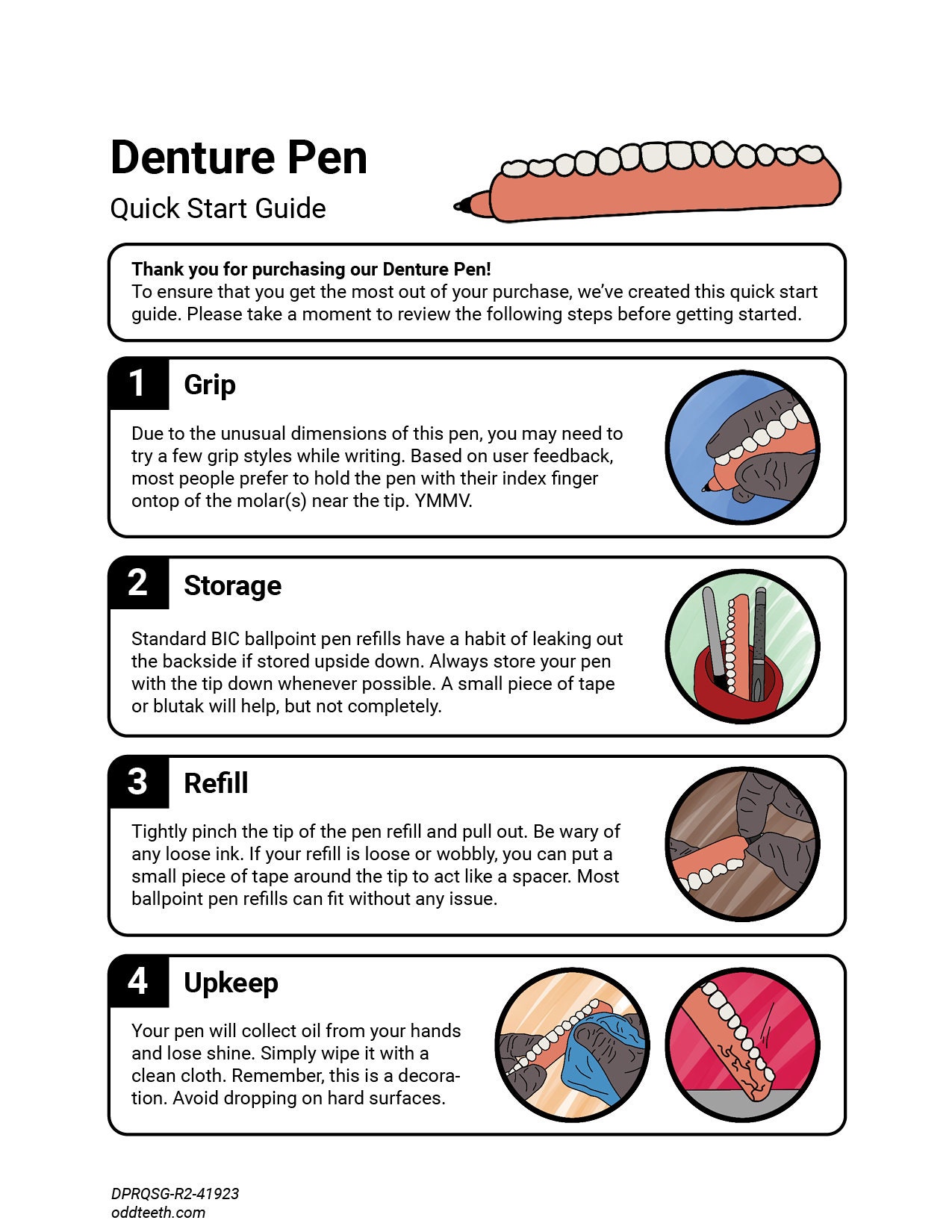 Denture Pen Etsy