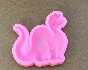 Cartoon Dinosaur Silicone Mold: Cake Decor, Resin & Clay