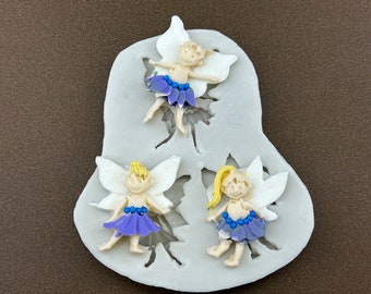 Mini Fairies Silicone Mold: Cake Decorating, Resin Crafts (Food Safe)