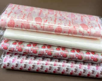 Printed Wax Paper Sheets: Food Wrap, Soap Wrap (Set of 10)