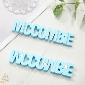 Custom Locker Magnet for Back to School | Personalized 3D Printed Text Sign Refrigerator Magnet | 3D Custom Name Magnet  Magnet