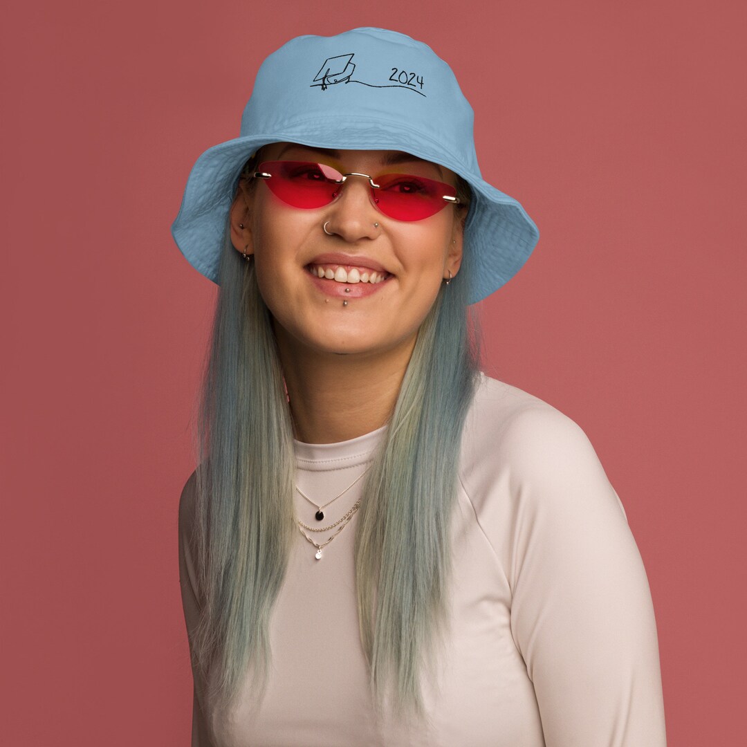Graduation 2024 Bucket Hat Graduation 2024 Minimalist Bucket Etsy